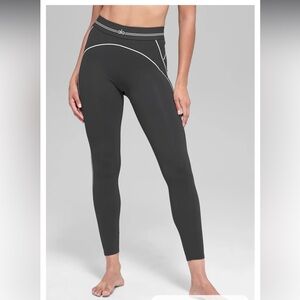 NWT Alo Airbrush High-Waist 7/8 Heart Throb Legging in Anthracite